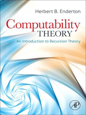 cover image of Computability Theory